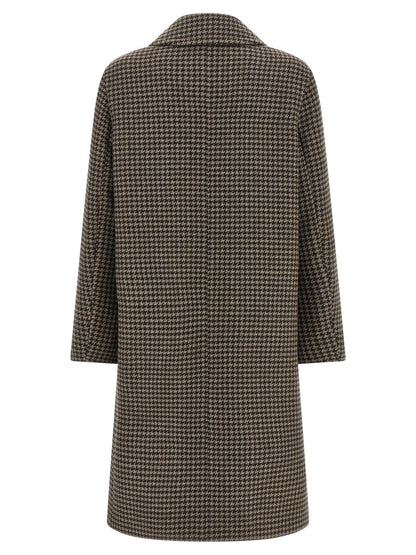 Brown Virgin Wool Coat