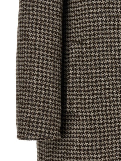 Brown Virgin Wool Coat