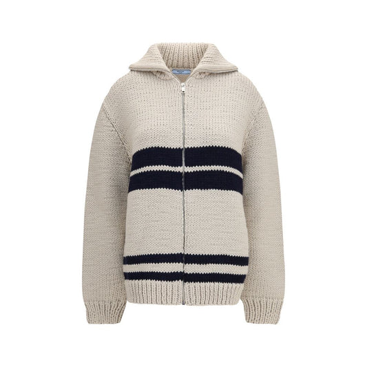 Beige Wool Oves Aries Cardigan