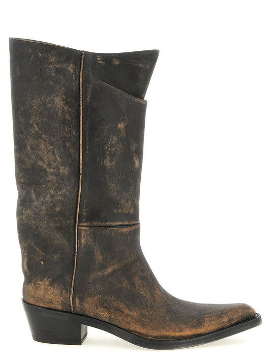Brown Calfskin Chelsea Boots