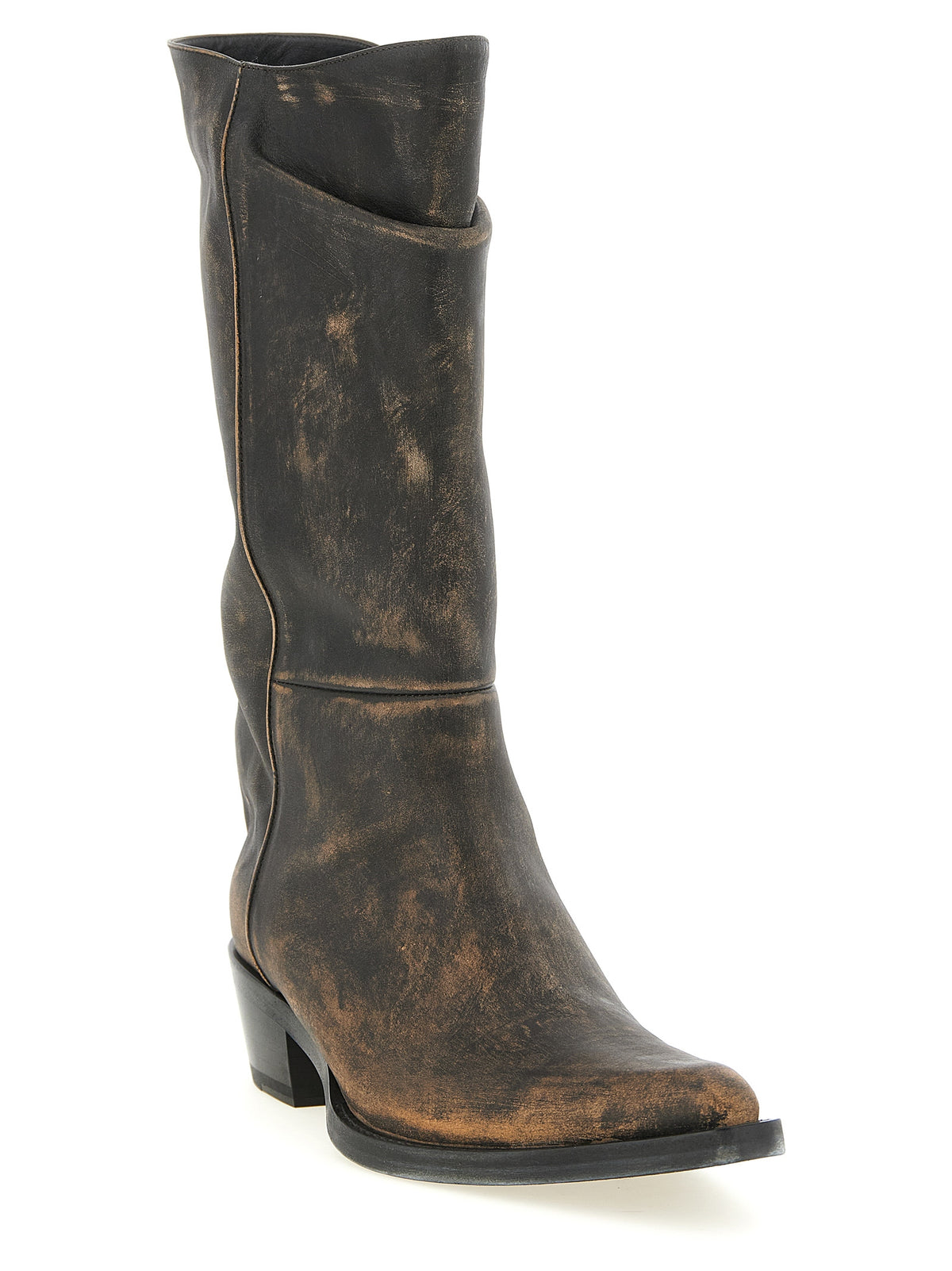 Brown Calfskin Chelsea Boots