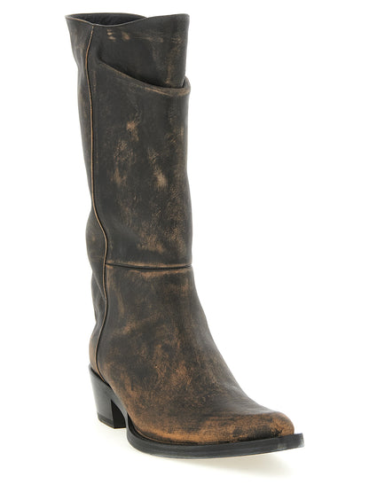 Brown Calfskin Chelsea Boots