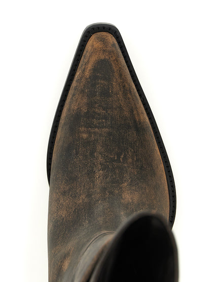 Brown Calfskin Chelsea Boots