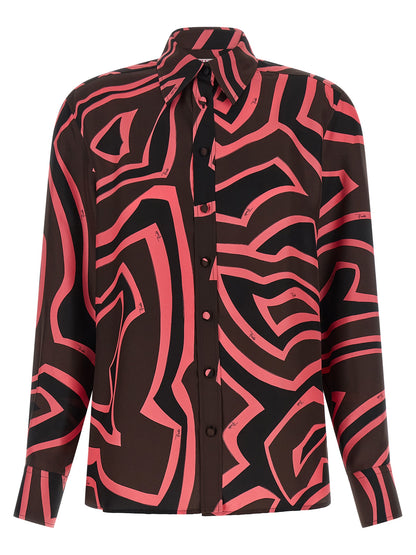 Multicolor Silk Blouse