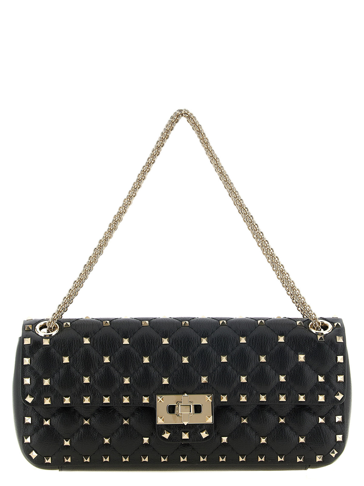 Black Goatskin Shoulder Bag