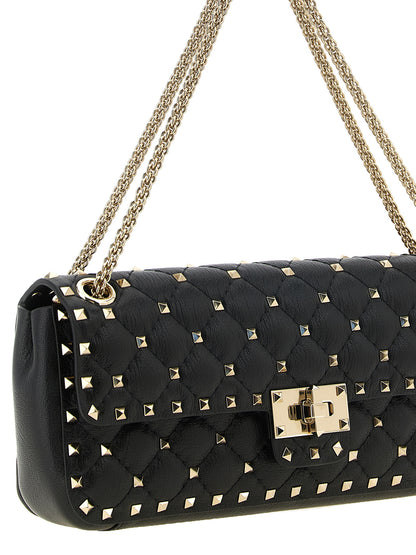 Black Goatskin Shoulder Bag
