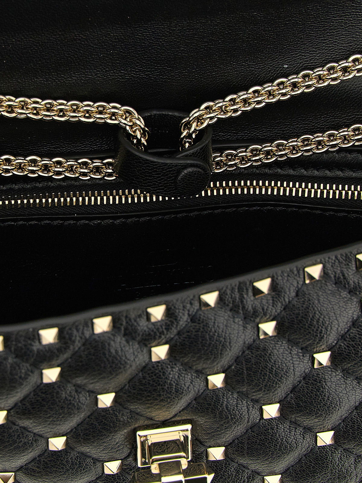 Black Goatskin Shoulder Bag