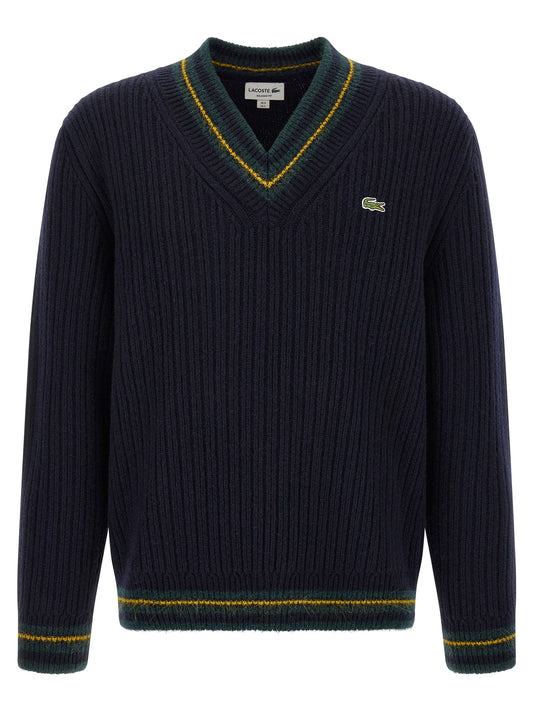 Blue Wool Cardigan