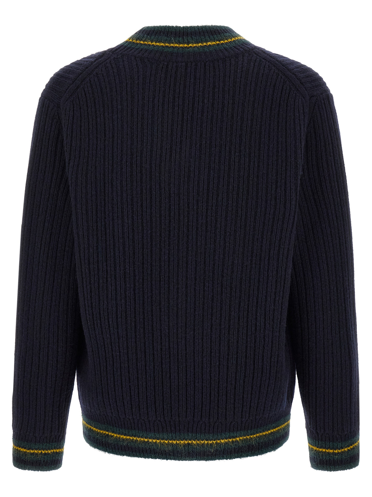 Blue Wool Cardigan