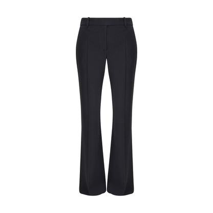 Black Acetate Flared Pants