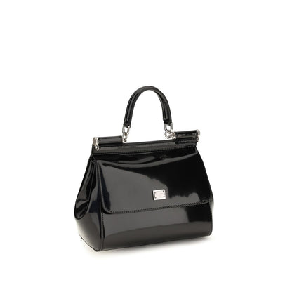 Black Calf Leather Bos Taurus Handbag