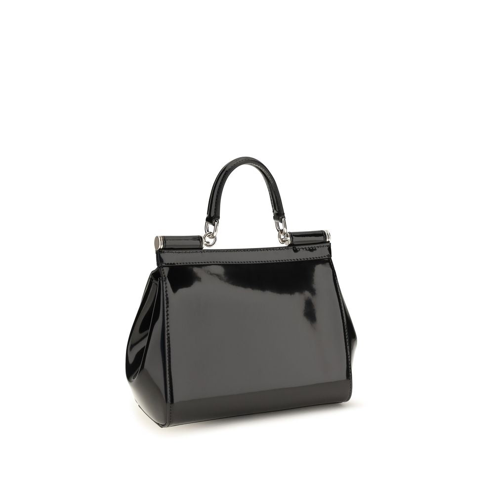 Black Calf Leather Bos Taurus Handbag