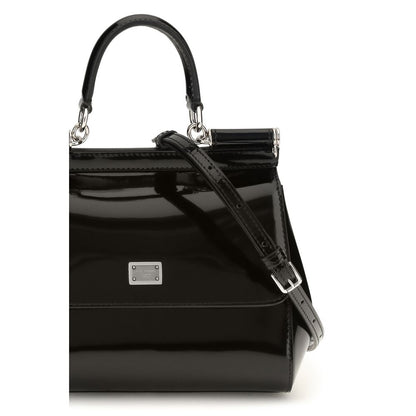 Black Calf Leather Bos Taurus Handbag
