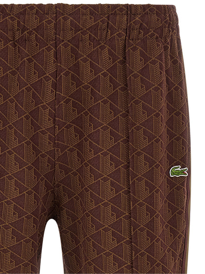 Brown Polyester Joggers (Workout Pants)