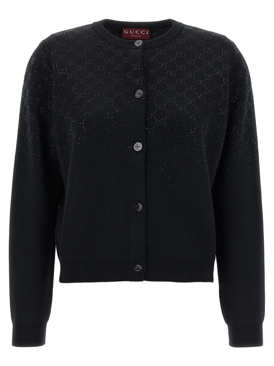 Black Wool Cardigan