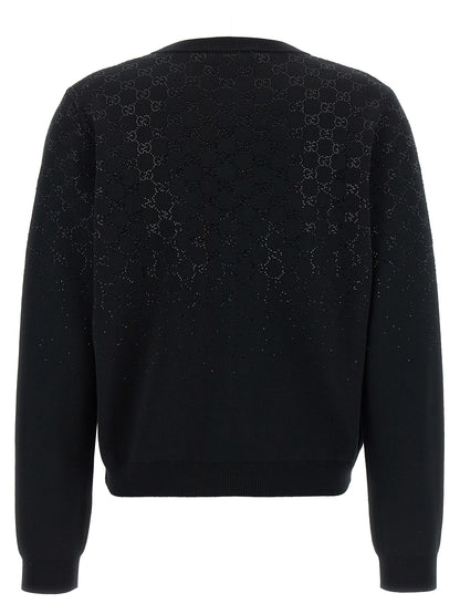 Black Wool Cardigan