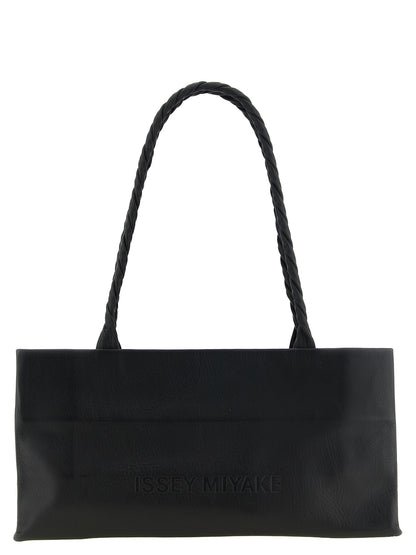 Black Polyester Shoulder Bag