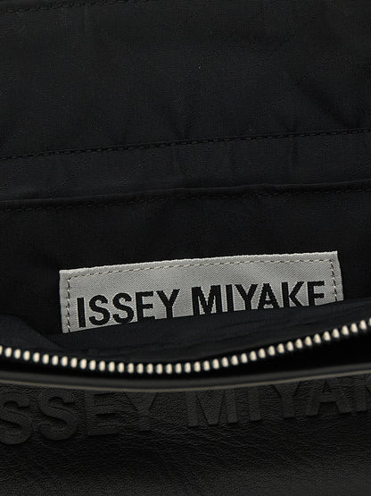 Black Polyester Shoulder Bag