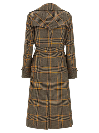 Brown Virgin Wool Coat
