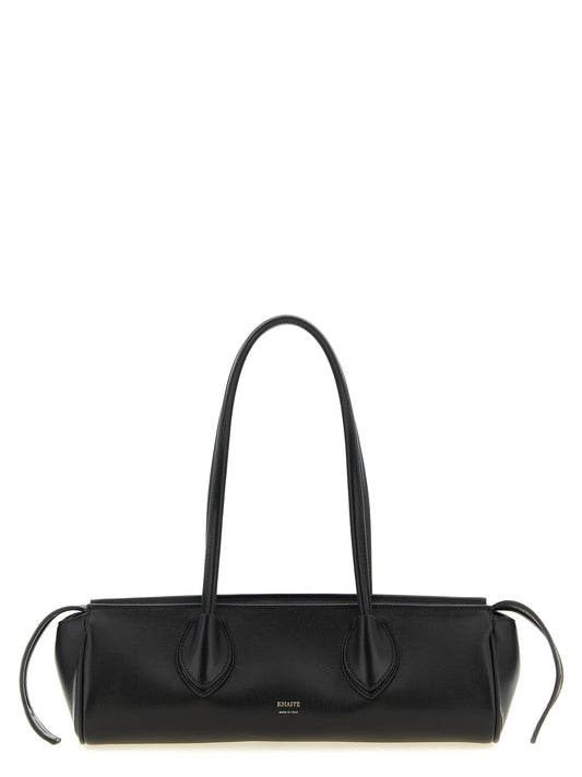 Black Lamb Leather Shoulder Bag