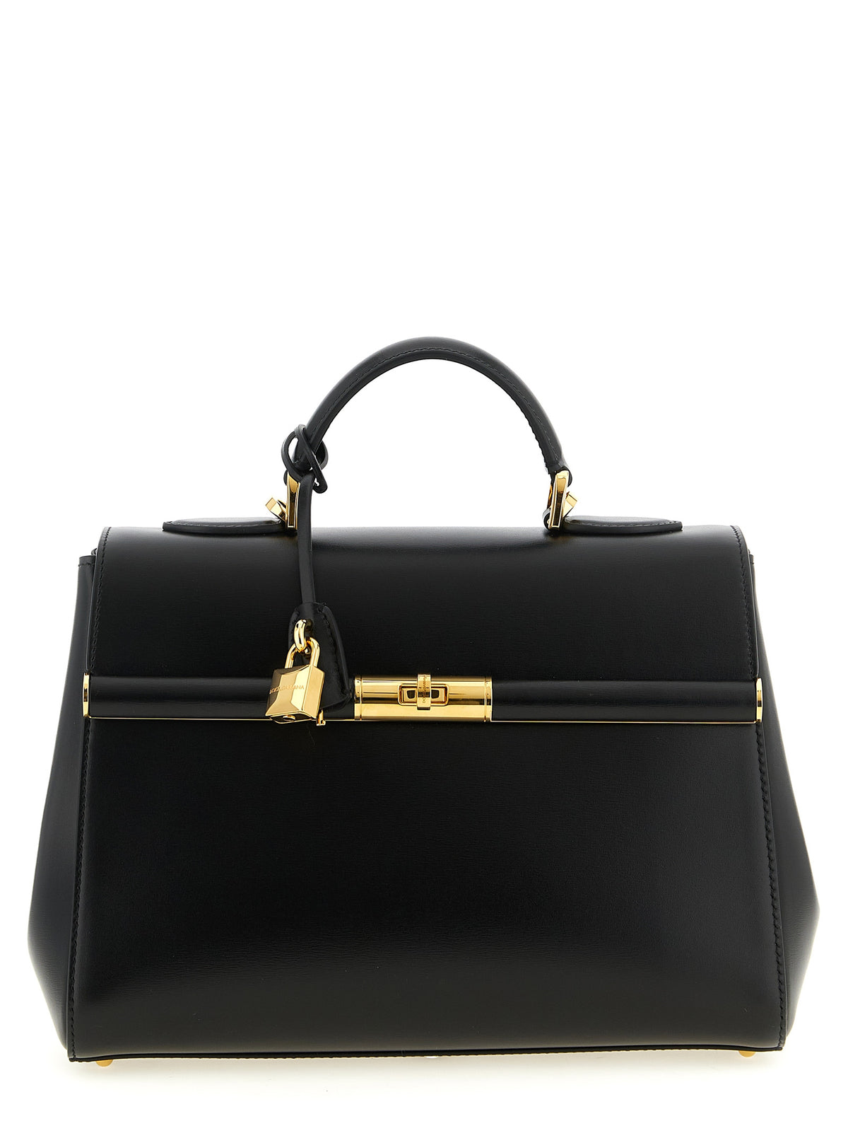 Black Lamb Leather Handbag