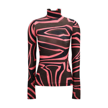 Multicolor Wool Oves Aries Pattern Shirt