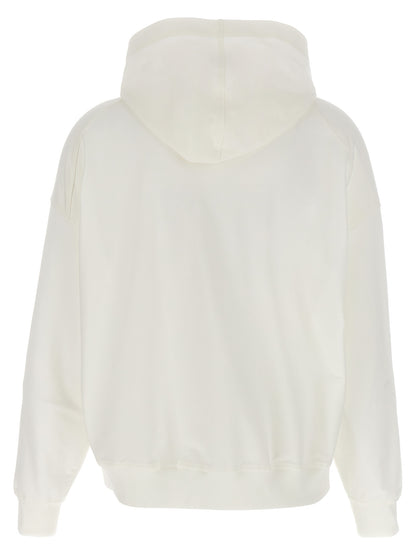 White Cotton Hoodie