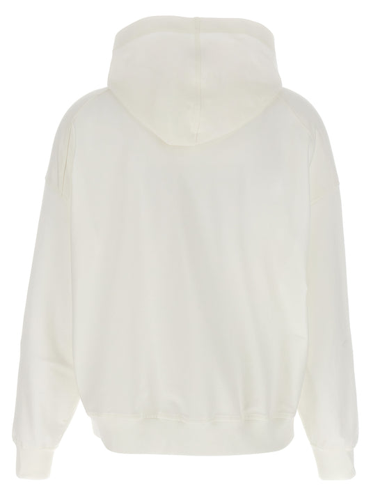 White Cotton Hoodie