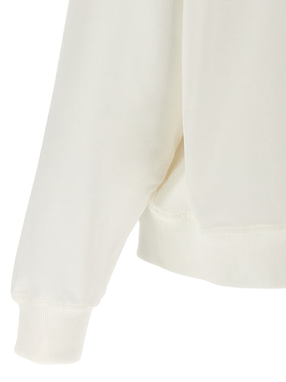 White Cotton Hoodie
