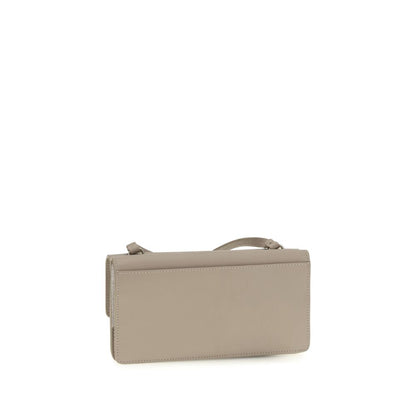 Beige Calf Leather Bos Taurus Wallet