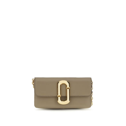 Beige Calf Leather Bos Taurus Wallet