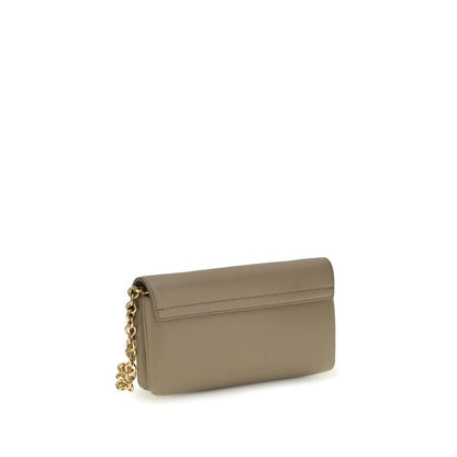 Beige Calf Leather Bos Taurus Wallet