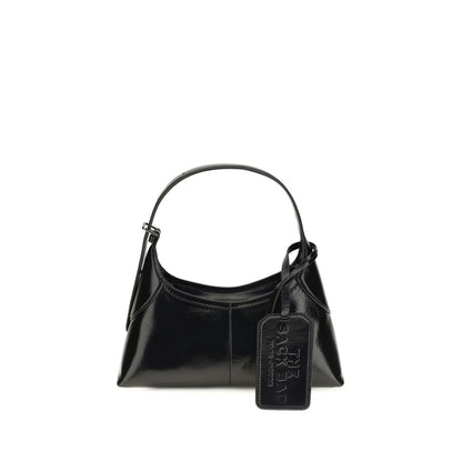 Black Calf Leather Bos Taurus Shoulder Bag