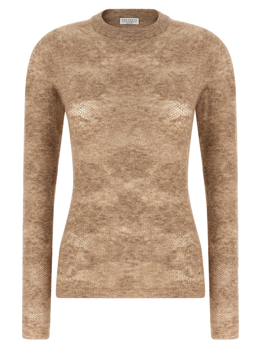 Beige Silk Cardigan