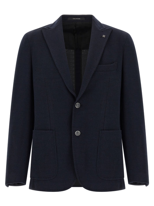 Blue Polyester Blazer