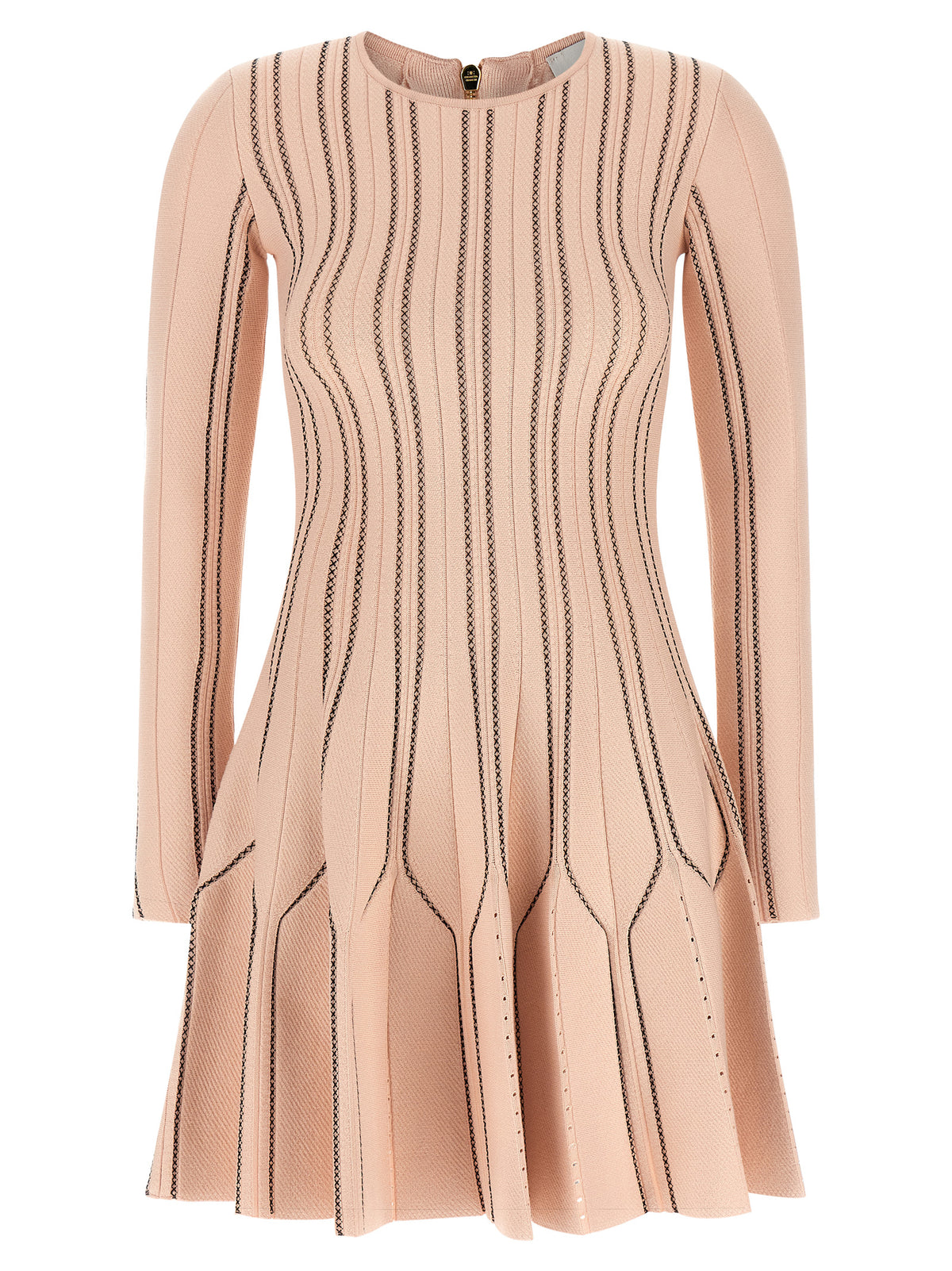 Multicolor Viscose Short Dress