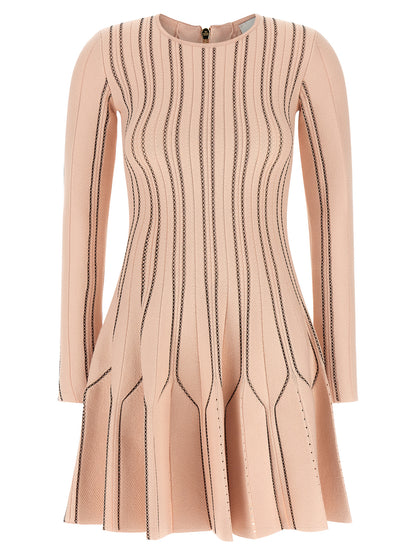 Multicolor Viscose Short Dress