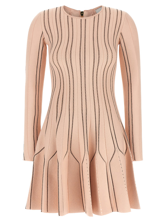 Multicolor Viscose Short Dress