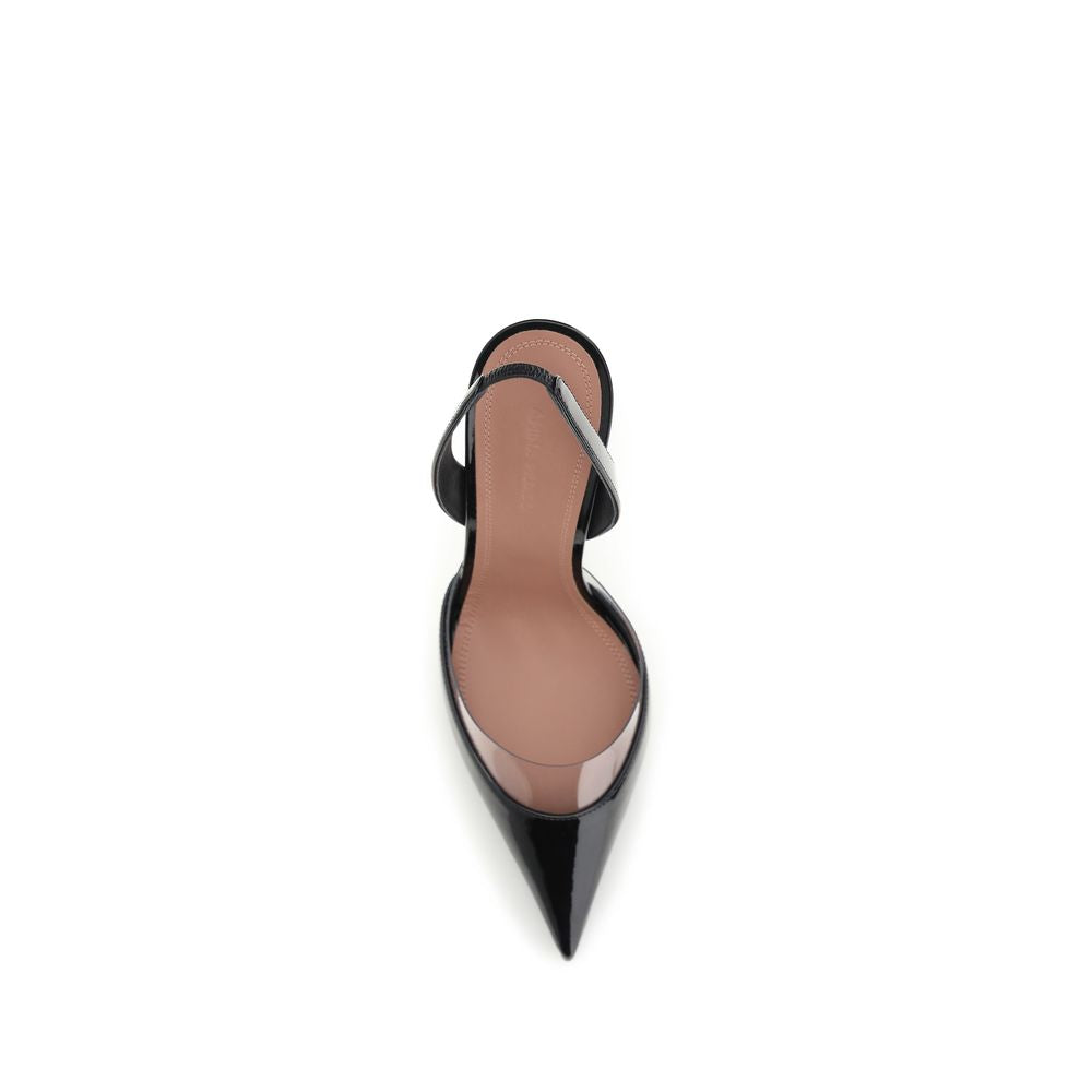 Black Calf Leather Bos Taurus High Heel Pumps