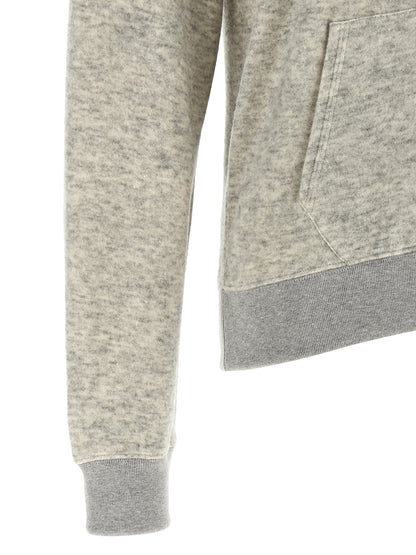 Gray Cotton Hoodie