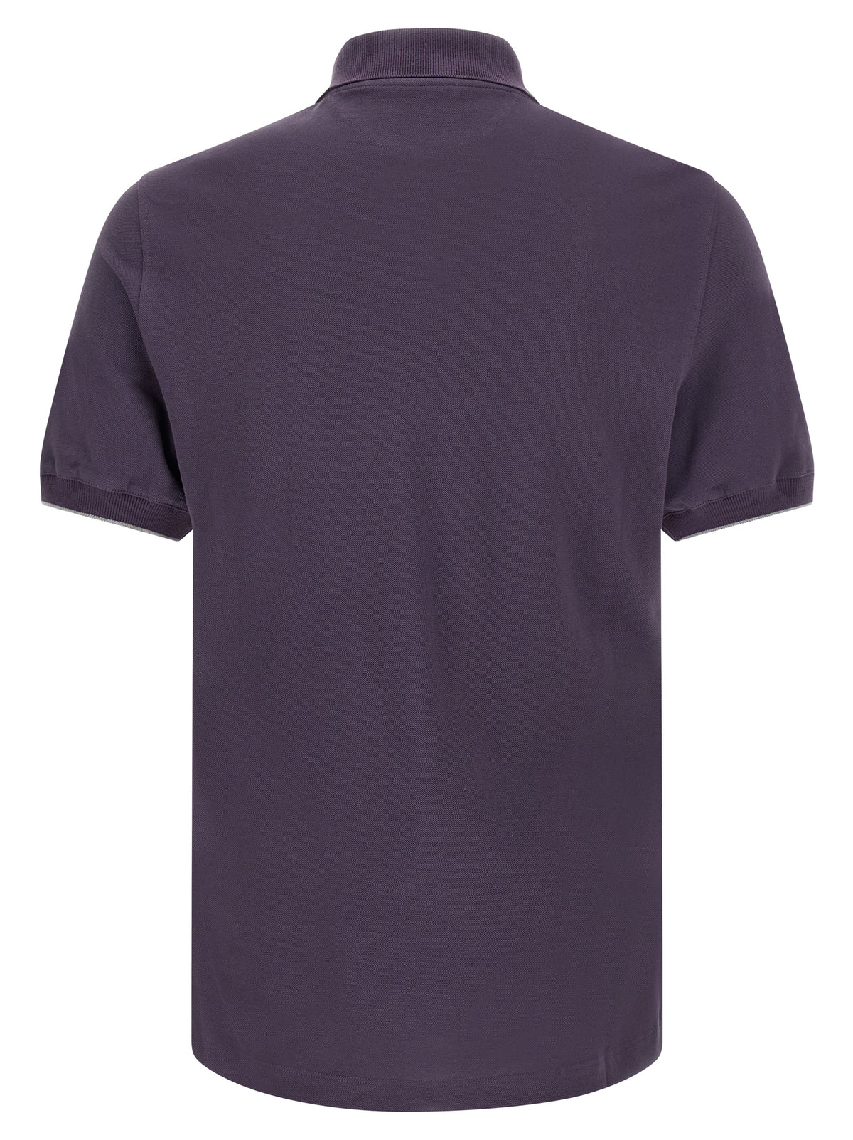Purple Cotton Polo Shirt