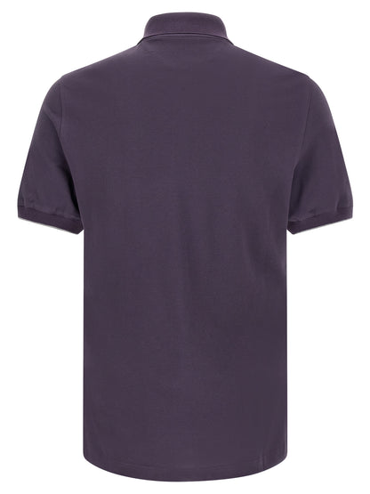 Purple Cotton Polo Shirt