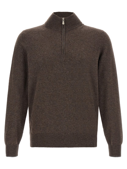 Brown Cashmere Cardigan