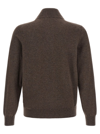 Brown Cashmere Cardigan