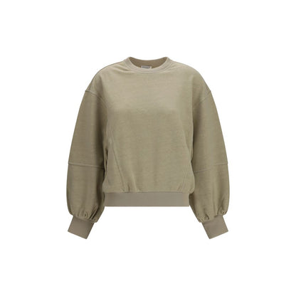Beige Cotton Sweatshirt