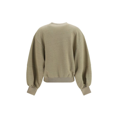 Beige Cotton Sweatshirt