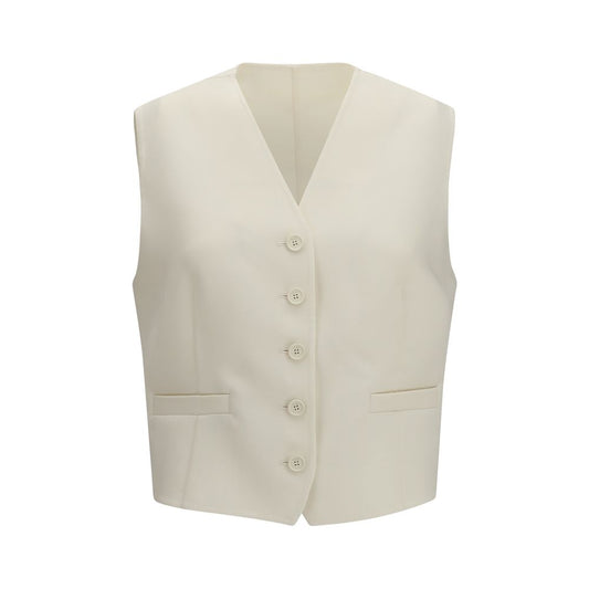 Beige Wool Oves Aries Waistcoat