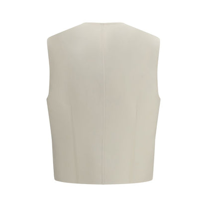 Beige Wool Oves Aries Waistcoat