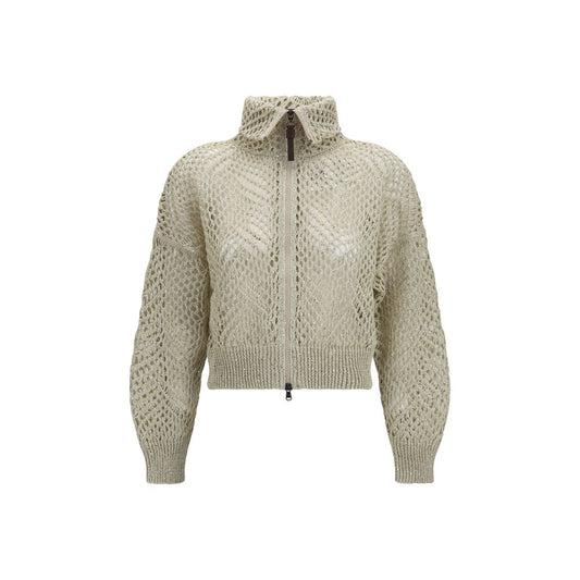 Beige Linen Cardigan