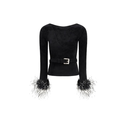 Black Viscose Blouse